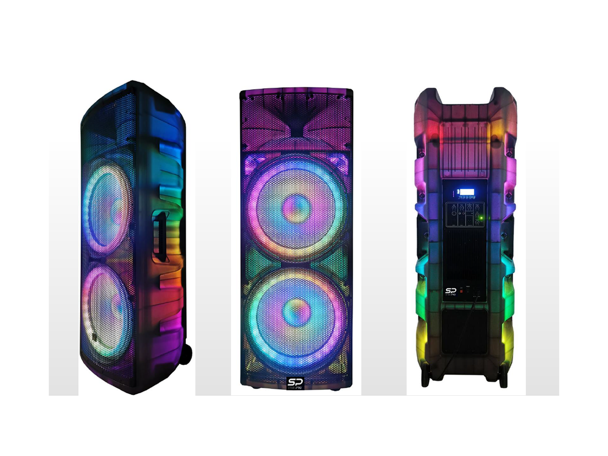STAGE PRO 15 Twin 6000 Watt Speaker Blk