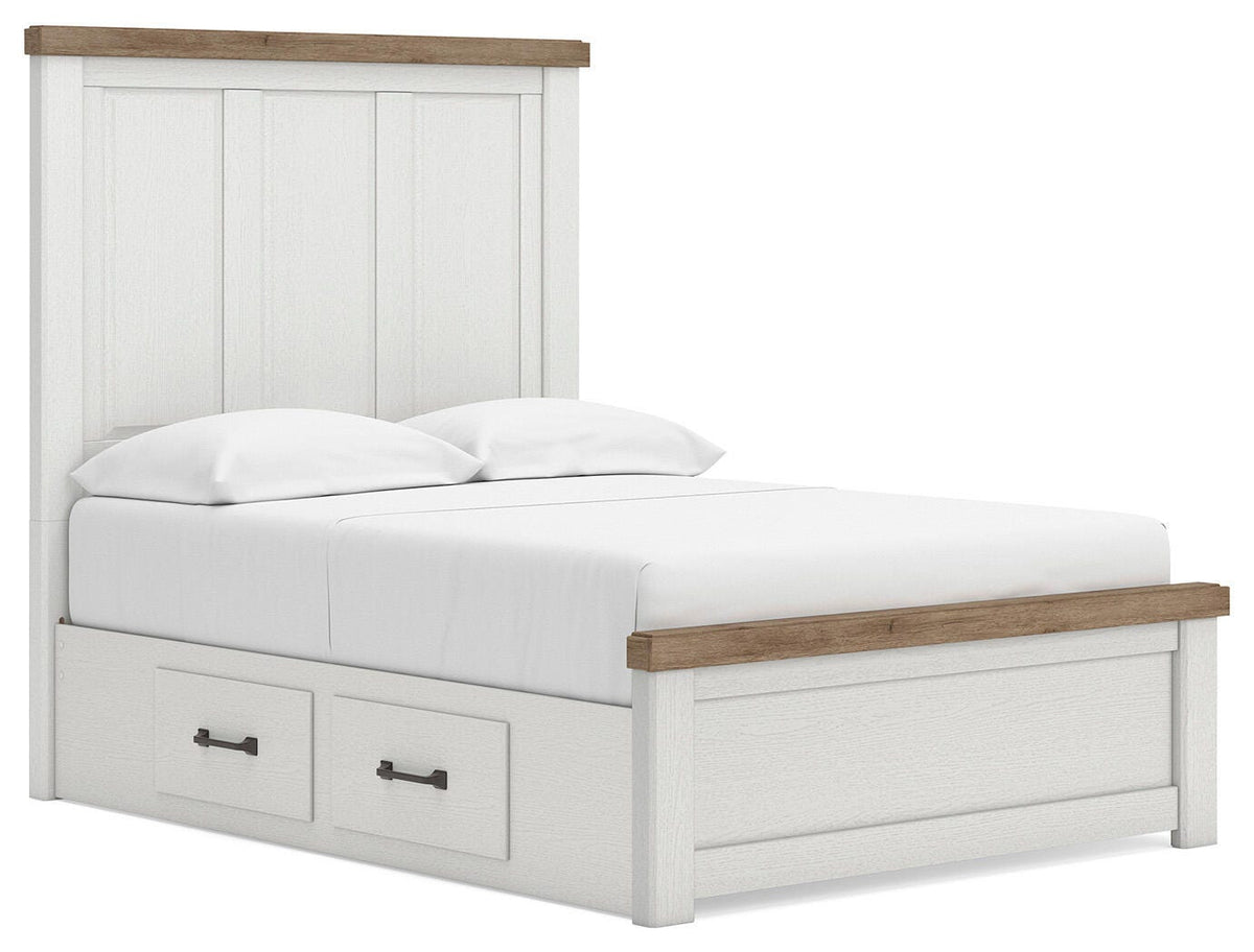 Savonport Full Panel Bed with Storage (1 Storage Unit)