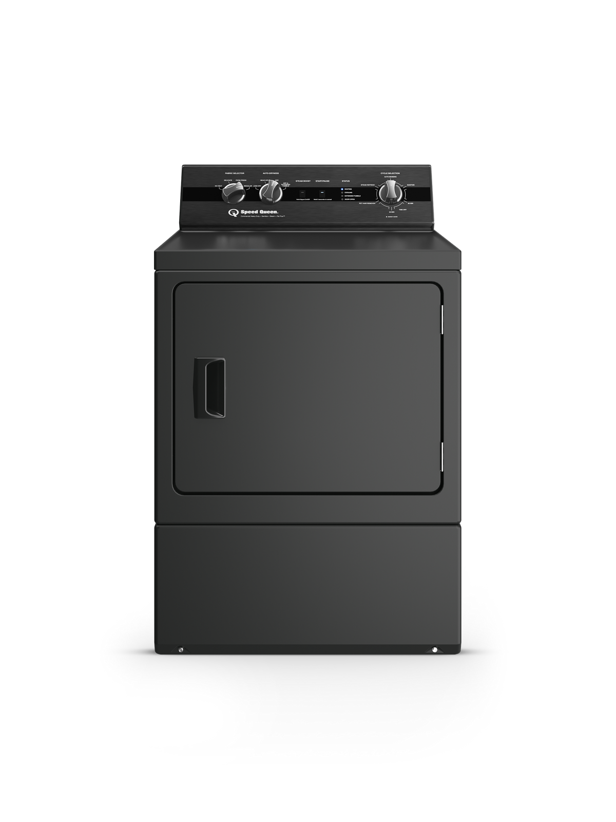 Speed Queen DC5 Sanitizing Electric Dryer with Pet Plus™ Matte Black Dryer