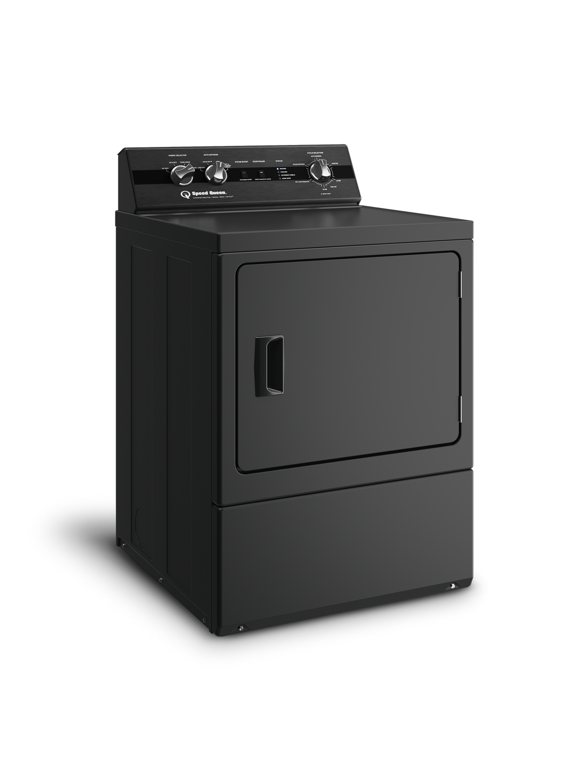 Speed Queen DC5 Sanitizing Electric Dryer with Pet Plus™ Matte Black Dryer