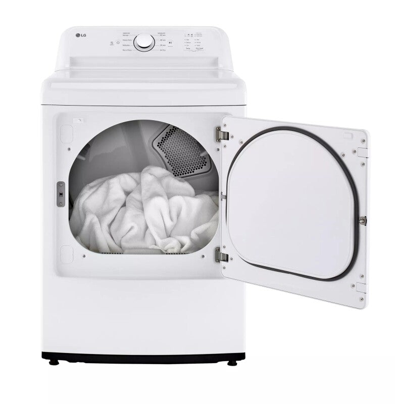 LG 7.3 Cu. Ft. Ultra Large Capacity Rear Control Electric Energy Star Dryer With Sensor Dry Dryer