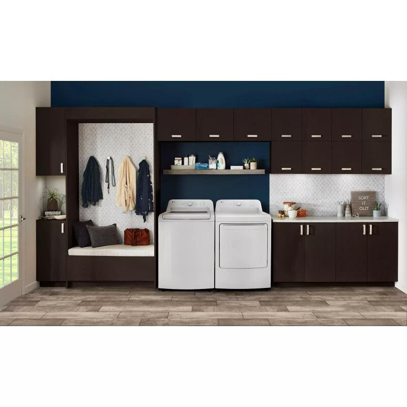 LG 7.3 Cu. Ft. Ultra Large Capacity Rear Control Electric Energy Star Dryer With Sensor Dry Dryer