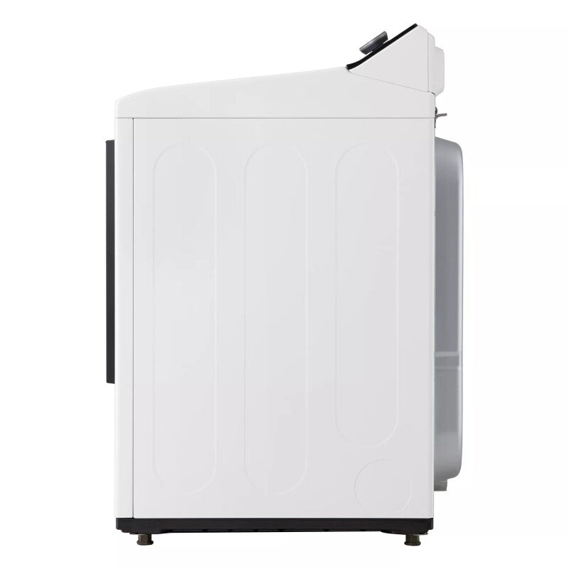 LG 7.3 Cu. Ft. Ultra Large Capacity Rear Control Electric Dryer With Easyload™ Door And Ai Sensing Alpine White Dryer