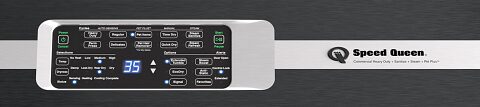 Speed Queen DR7 Sanitizing Electric Dryer with Pet Plus™ Matte Black Dryer
