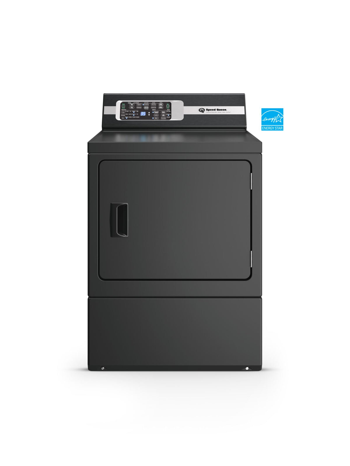 Speed Queen DR7 Sanitizing Electric Dryer with Pet Plus™ Matte Black Dryer