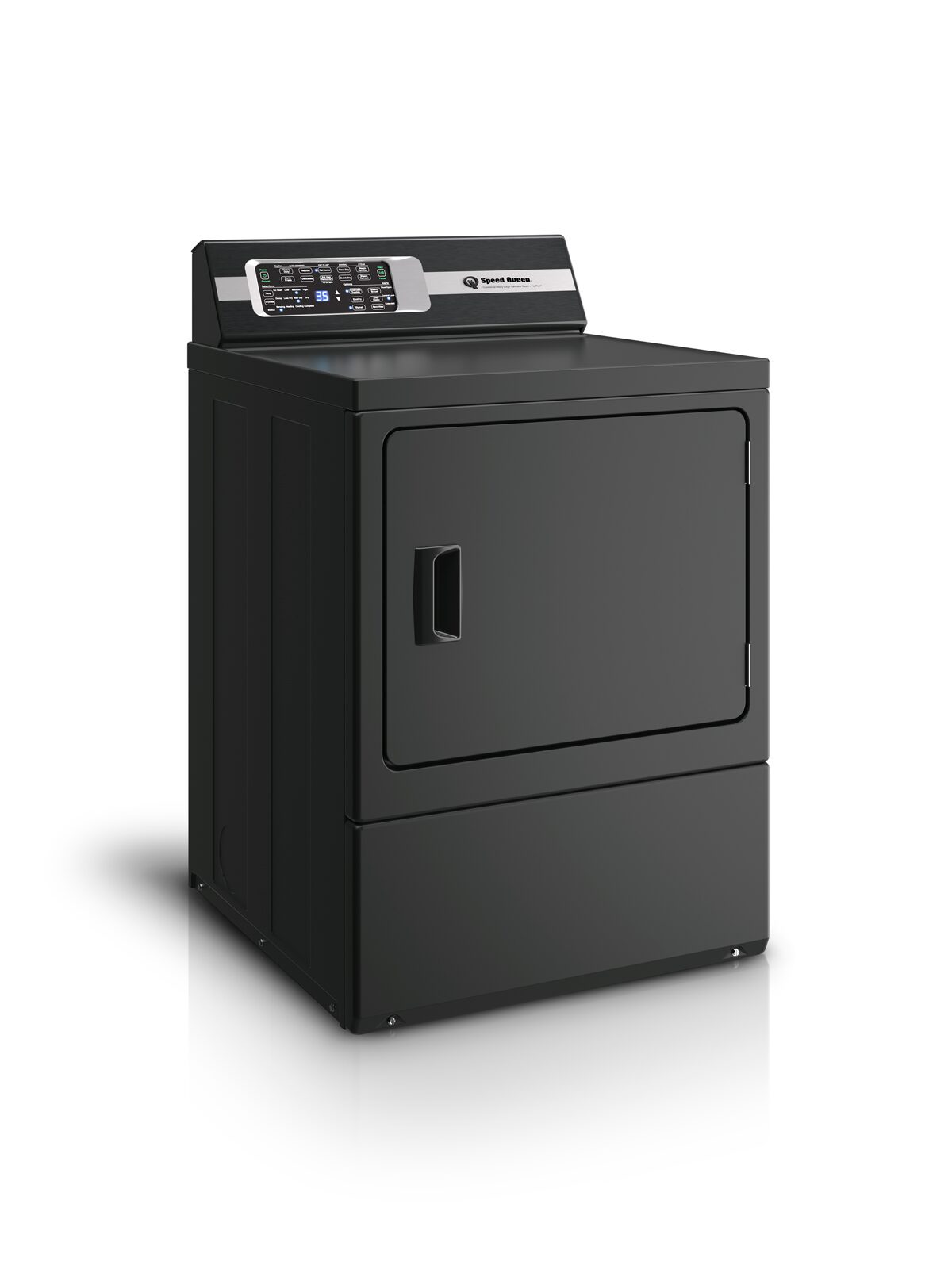 Speed Queen DR7 Sanitizing Electric Dryer with Pet Plus™ Matte Black Dryer