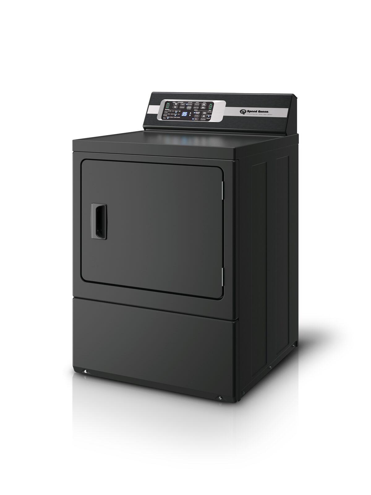 Speed Queen DR7 Sanitizing Electric Dryer with Pet Plus™ Matte Black Dryer