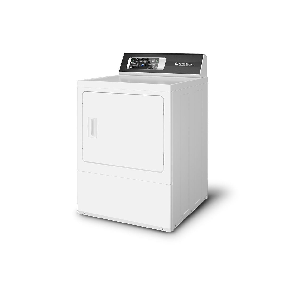 Speed Queen DR7 Sanitizing Electric Dryer with Pet Plus™ White Dryer