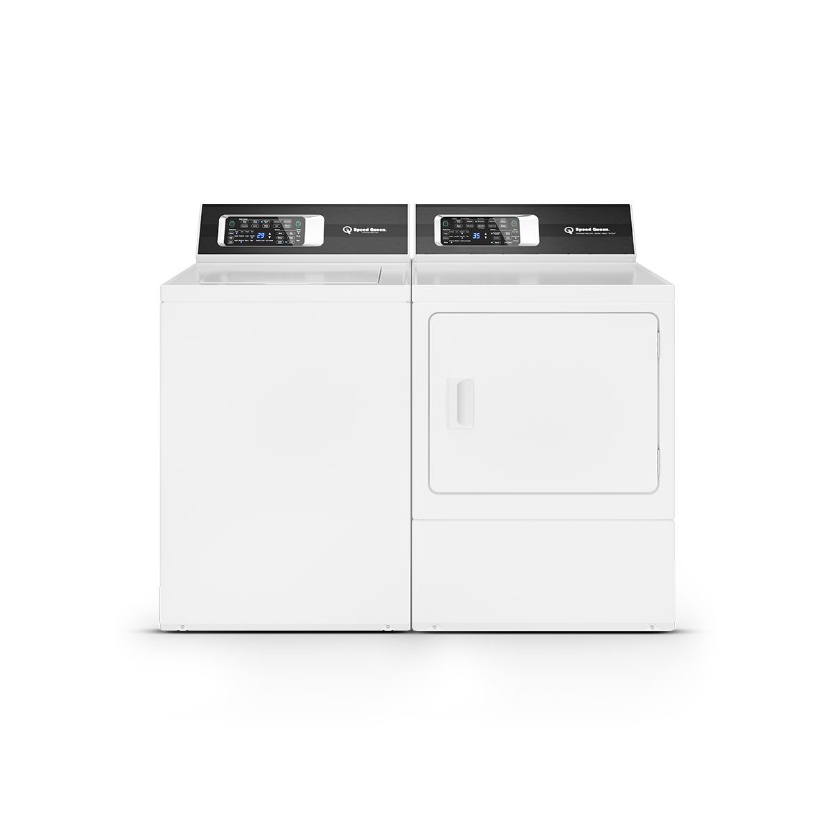Speed Queen DR7 Sanitizing Electric Dryer with Pet Plus™ White Dryer