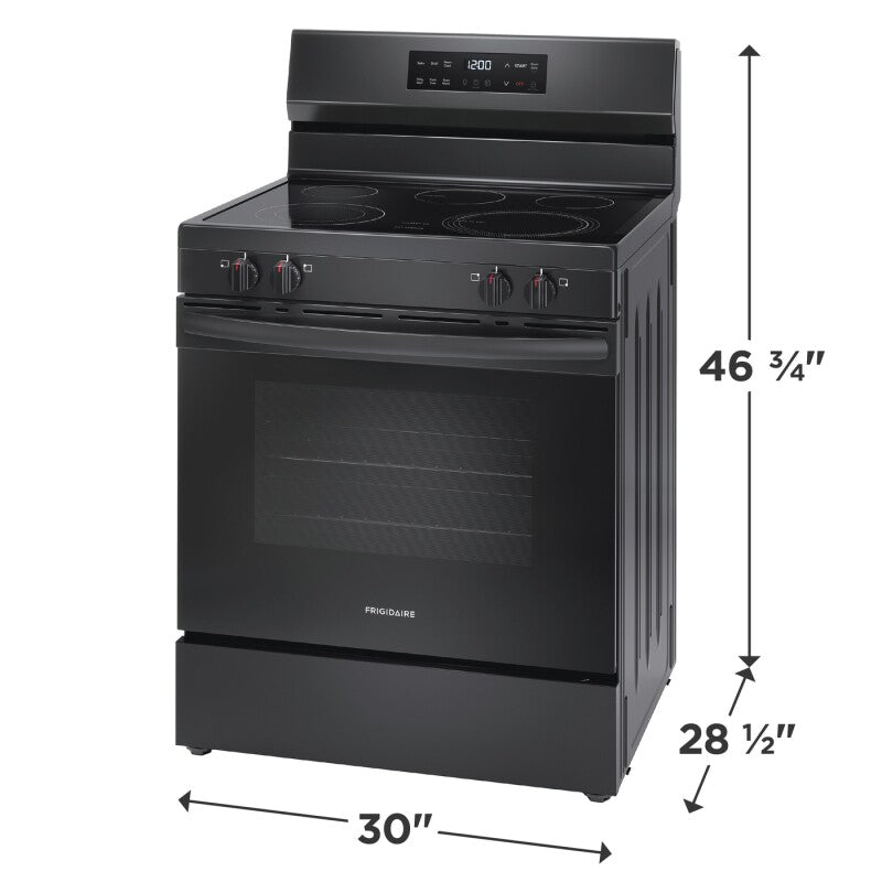 Frigidaire 30" Electric Range with Steam Clean Range