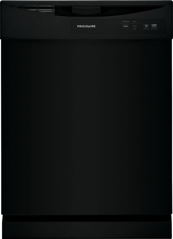 Frigidaire 24" Dishwasher Black Dishwasher