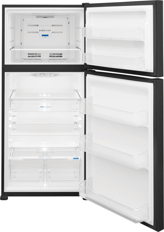 Frigidaire 20 Cu. Ft. Garage Ready Top Freezer Refrigerator Black Refrigerator