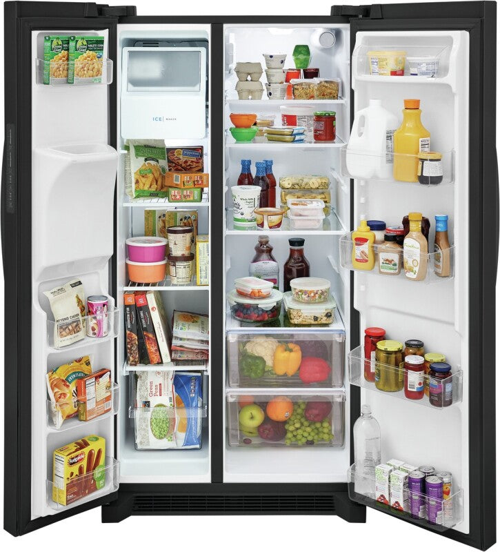 Frigidaire 26 Cu. Ft. 36" Standard-Depth Side-by-Side Refrigerator Black Refrigerator
