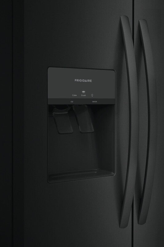 Frigidaire 26 Cu. Ft. 36" Standard-Depth Side-by-Side Refrigerator Black Refrigerator