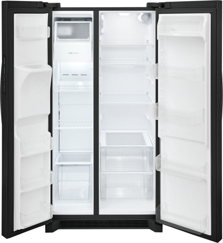 Frigidaire 26 Cu. Ft. 36" Standard-Depth Side-by-Side Refrigerator Black Refrigerator
