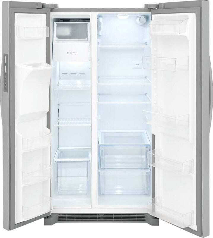 Frigidaire 26 Cu. Ft. 36" Standard-Depth Side-by-Side Refrigerator Stainless Steel Refrigerator