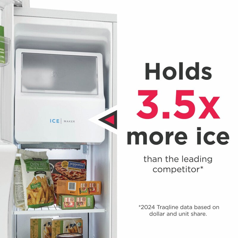 Frigidaire 26 Cu. Ft. 36" Standard-Depth Side-by-Side Refrigerator White Refrigerator