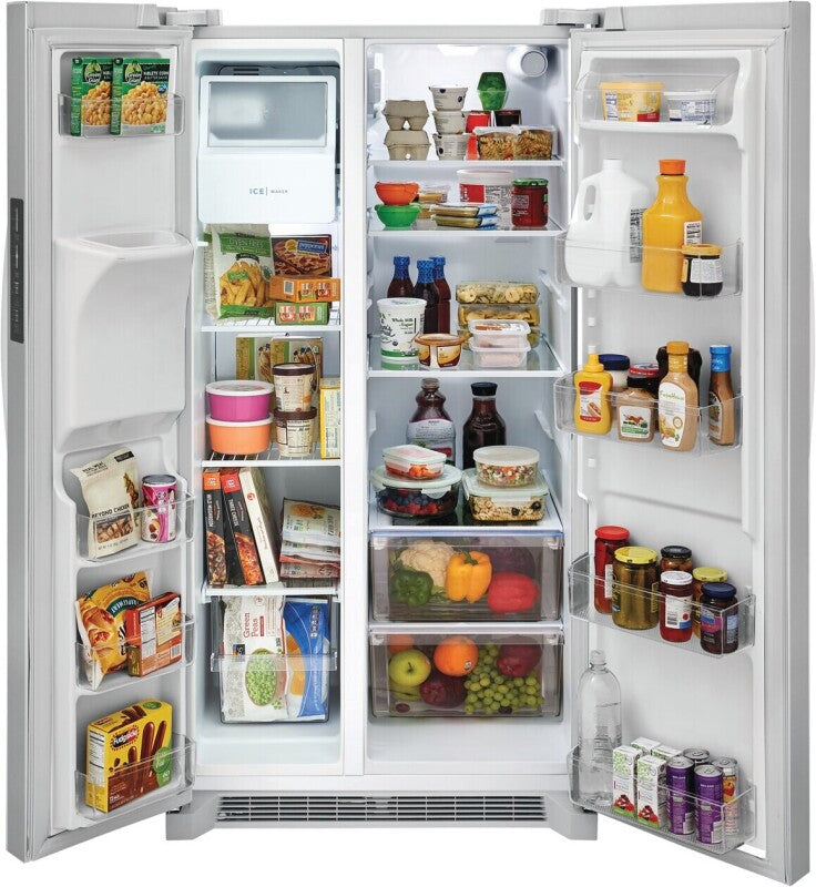 Frigidaire 26 Cu. Ft. 36" Standard-Depth Side-by-Side Refrigerator White Refrigerator