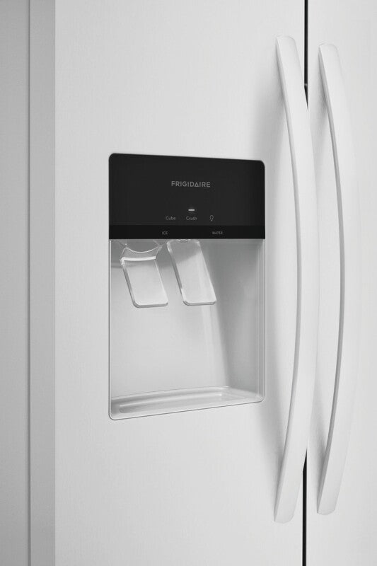 Frigidaire 26 Cu. Ft. 36" Standard-Depth Side-by-Side Refrigerator White Refrigerator