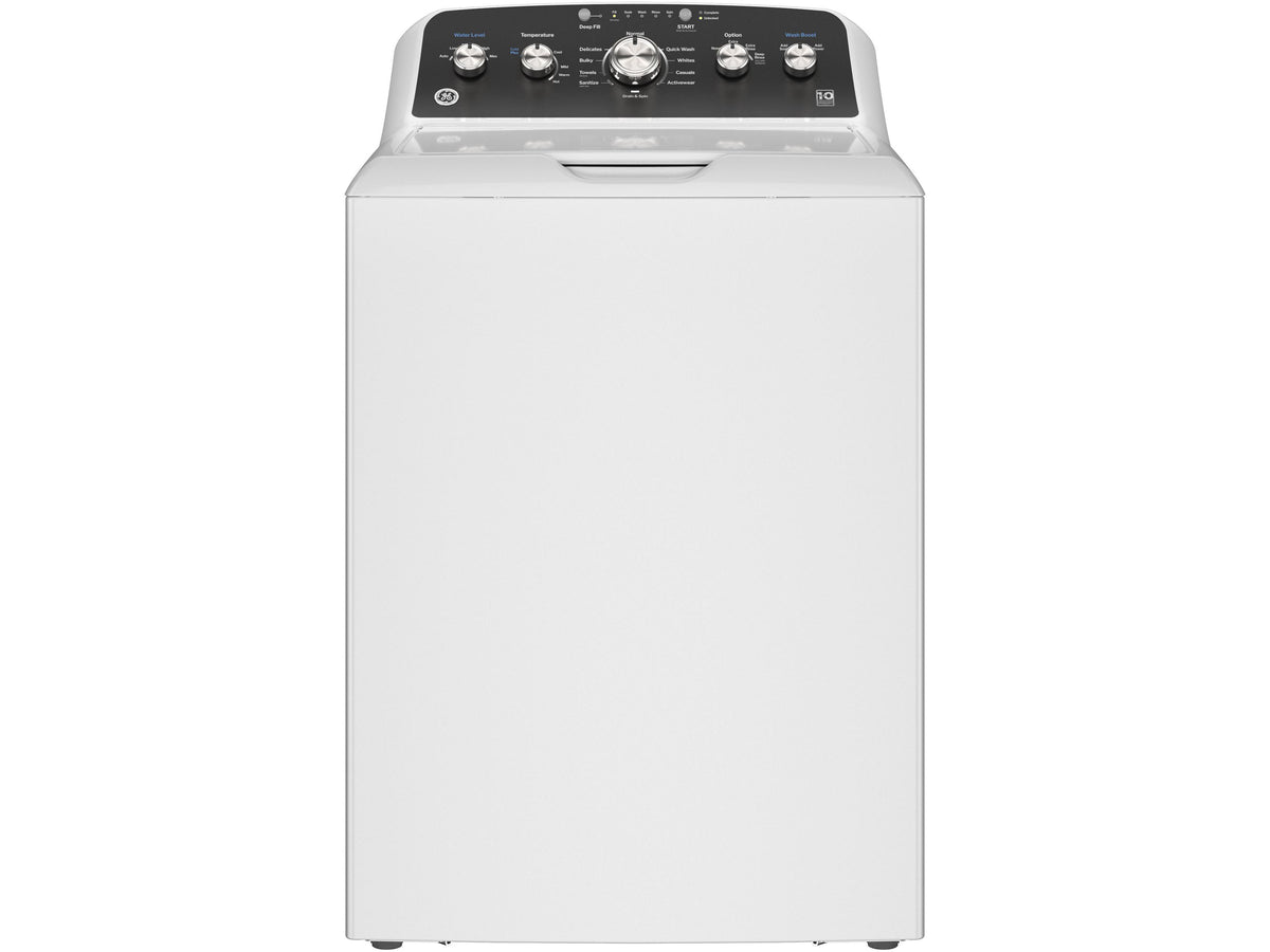 GE 4.5 cu. ft. Capacity Washer with Stainless Steel Basket, Cold Plus and Wash Boost (GTW485ASWWB)