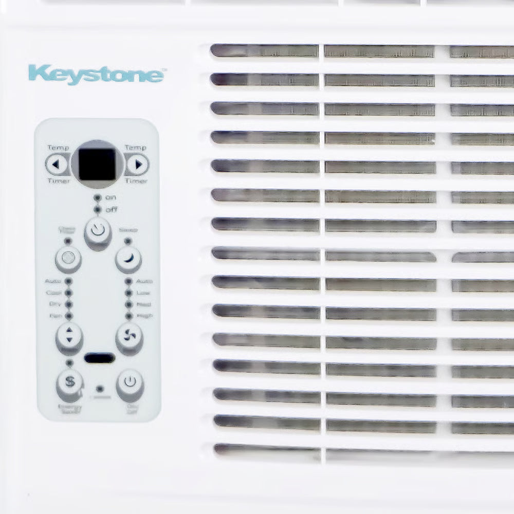 Keystone 12,000 BTU Window-Mounted Air Conditioner with Follow Me LCD Remote Control Air Conditioner