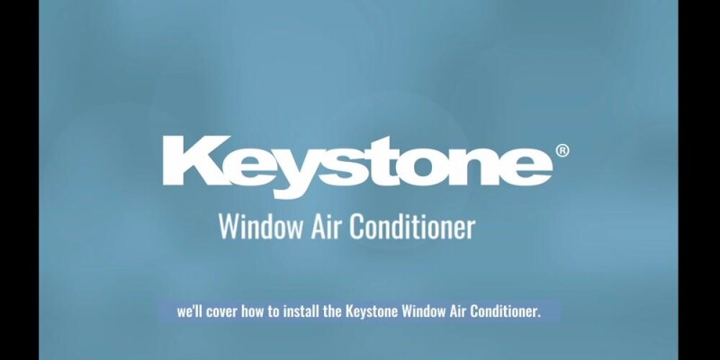 Keystone 18,000/17,700 BTU 230V Window/Wall Air Conditioner with Follow Me LCD Remote Control Air Conditioner