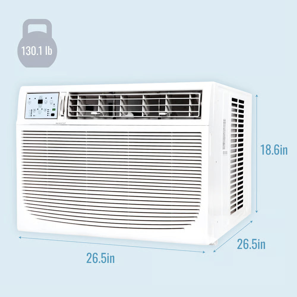 Keystone 25,000/24,700 BTU 230V Window/Wall Air Conditioner with Follow Me LCD Remote Control Air Conditioner