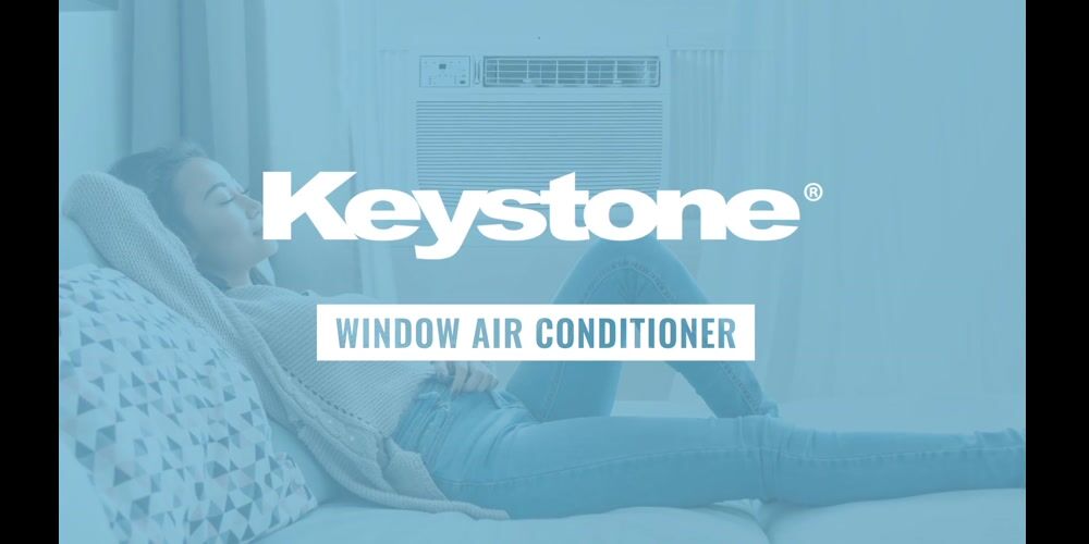 Keystone 25,000/24,700 BTU 230V Window/Wall Air Conditioner with Follow Me LCD Remote Control Air Conditioner