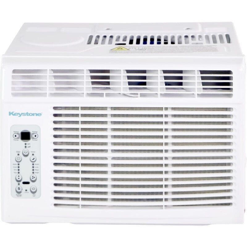Keystone 12,000/11,600 BTU 230V Window Air Conditioner with 11,000 BTU Supplemental Heat Capability Air Conditioner