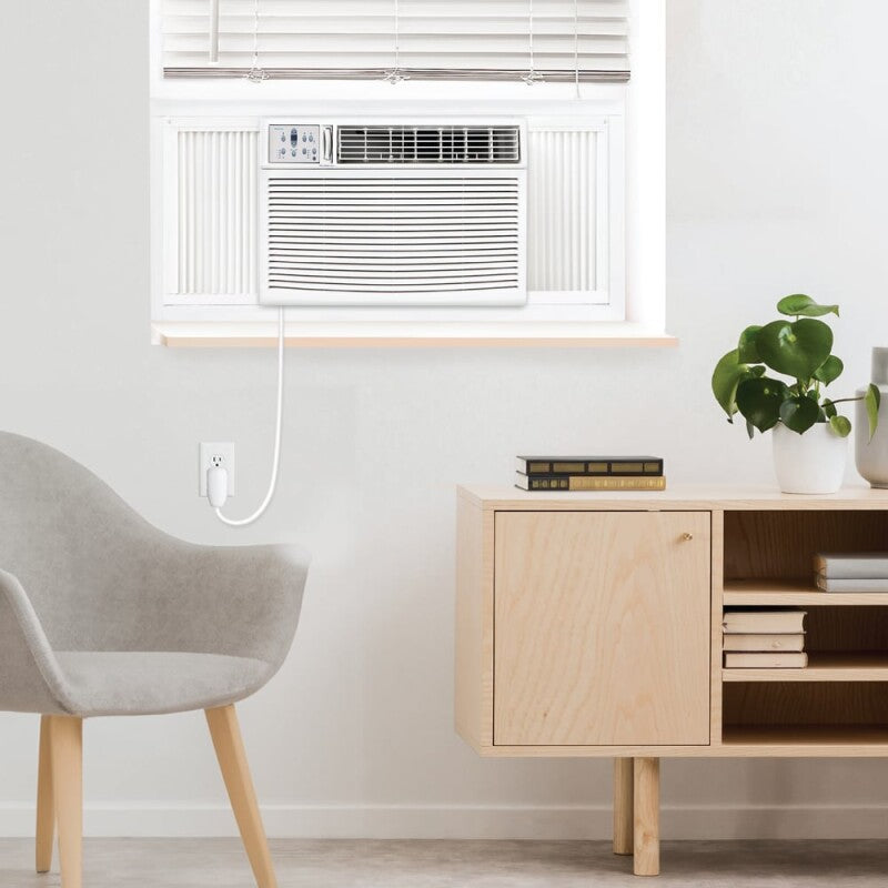Keystone 18,800/18,400 BTU 230V Window Air Conditioner with 16,000 BTU Supplemental Heat Capability Air Conditioner