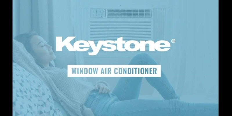Keystone 18,800/18,400 BTU 230V Window Air Conditioner with 16,000 BTU Supplemental Heat Capability Air Conditioner