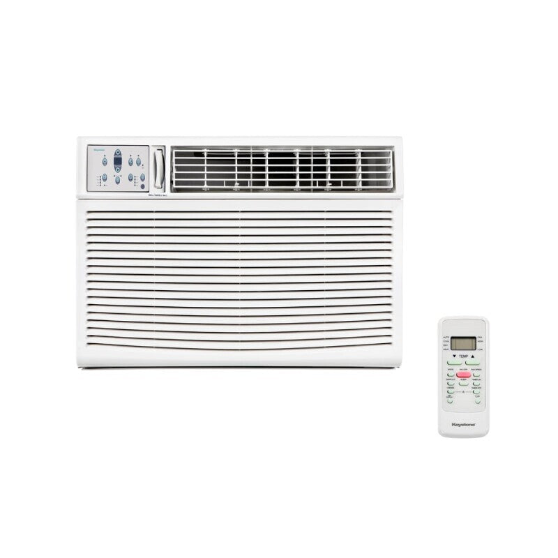 Keystone 23,200/22,900 BTU 230V Window Air Conditioner with 16,000 BTU Supplemental Heat Capability Air Conditioner