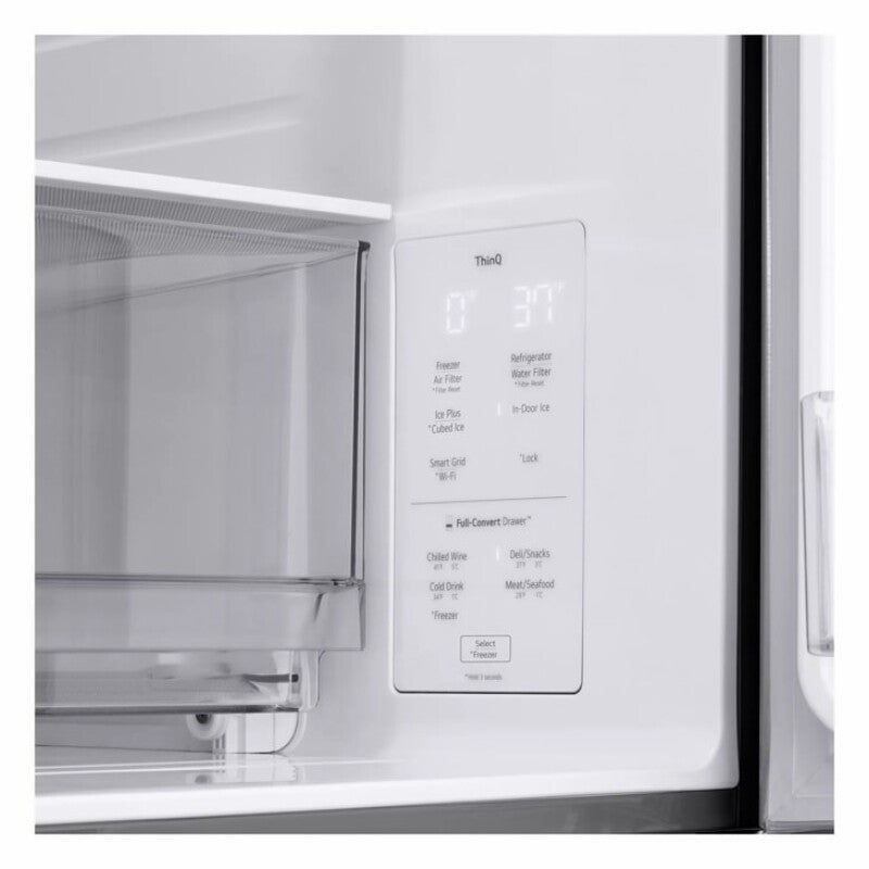 LG 29 Cu. Ft. Smart Standard-depth Max™ 4-door French Door Refrigerator With Full-convert Drawer™ Refrigerator