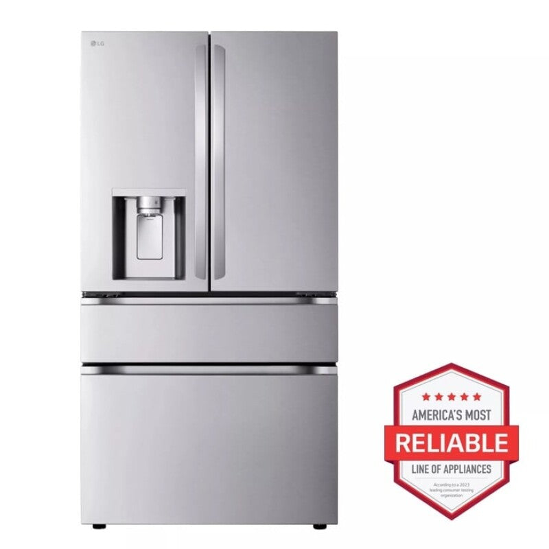 LG 29 Cu. Ft. Smart Standard-depth Max™ 4-door French Door Refrigerator With Full-convert Drawer™ Refrigerator