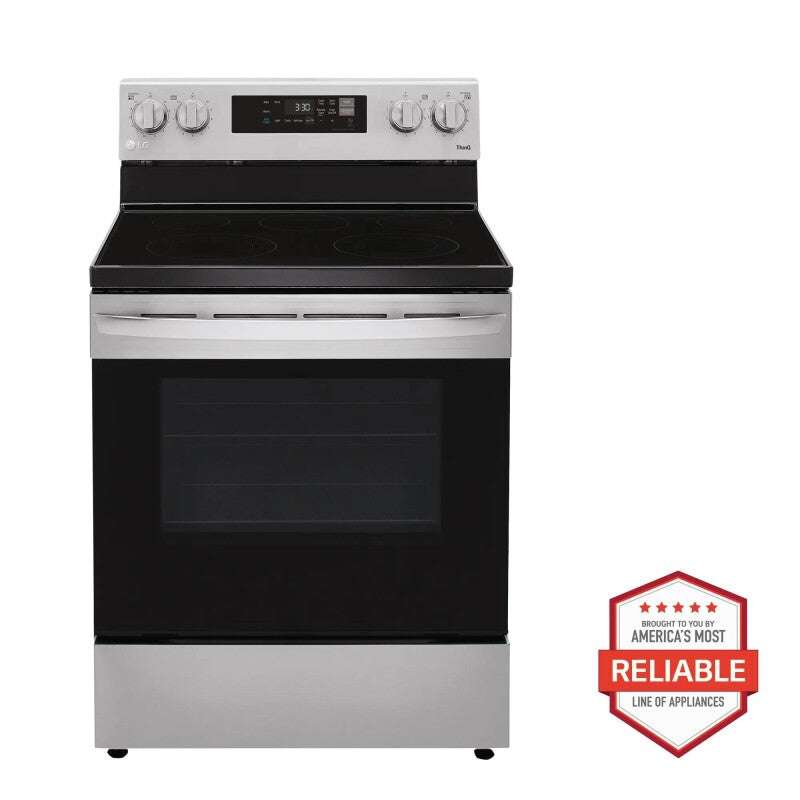 LG 6.3 Cu. Ft. Smart Wi-fi Enabled Electric Range With Easyclean® Range