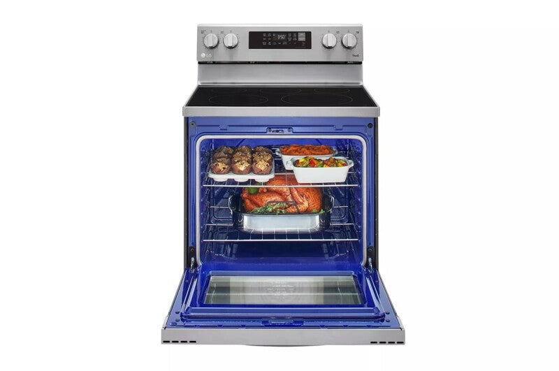 LG 6.3 Cu. Ft. Smart Wi-fi Enabled Fan Convection Electric Range With Air Fry & Easyclean® Range