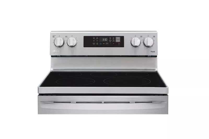 LG 6.3 Cu. Ft. Smart Wi-fi Enabled Fan Convection Electric Range With Air Fry & Easyclean® Range