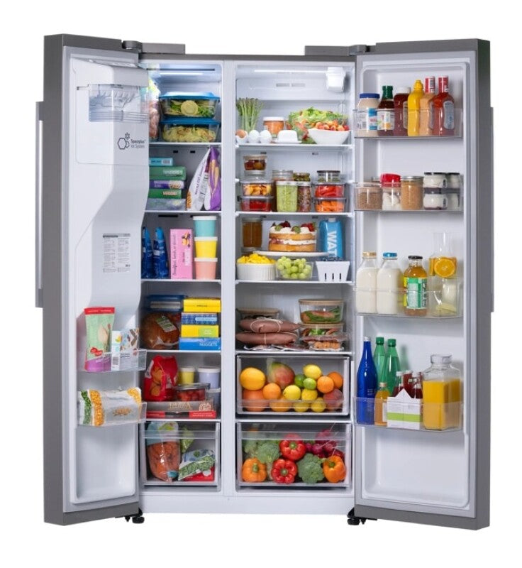 LG 27 Cu. Ft. Standard-depth, Side-by-side Refrigerator, With Ice And Water And Bar Handle Design Refrigerator