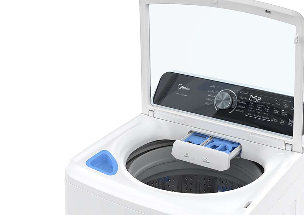 Midea 4.4 cu. ft. Smart Top Load Washer (White) Washer