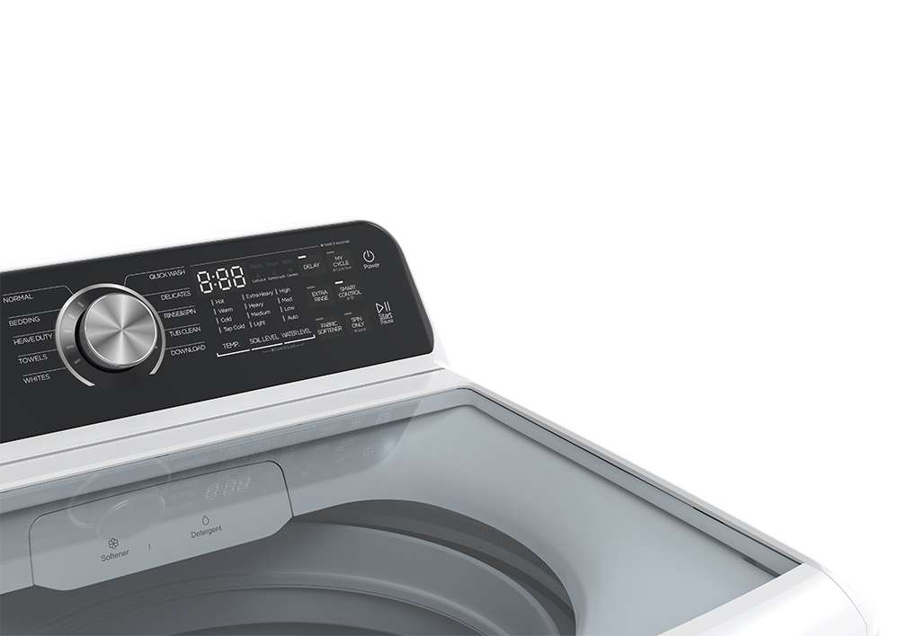 Midea 4.4 cu. ft. Smart Top Load Washer (White) Washer