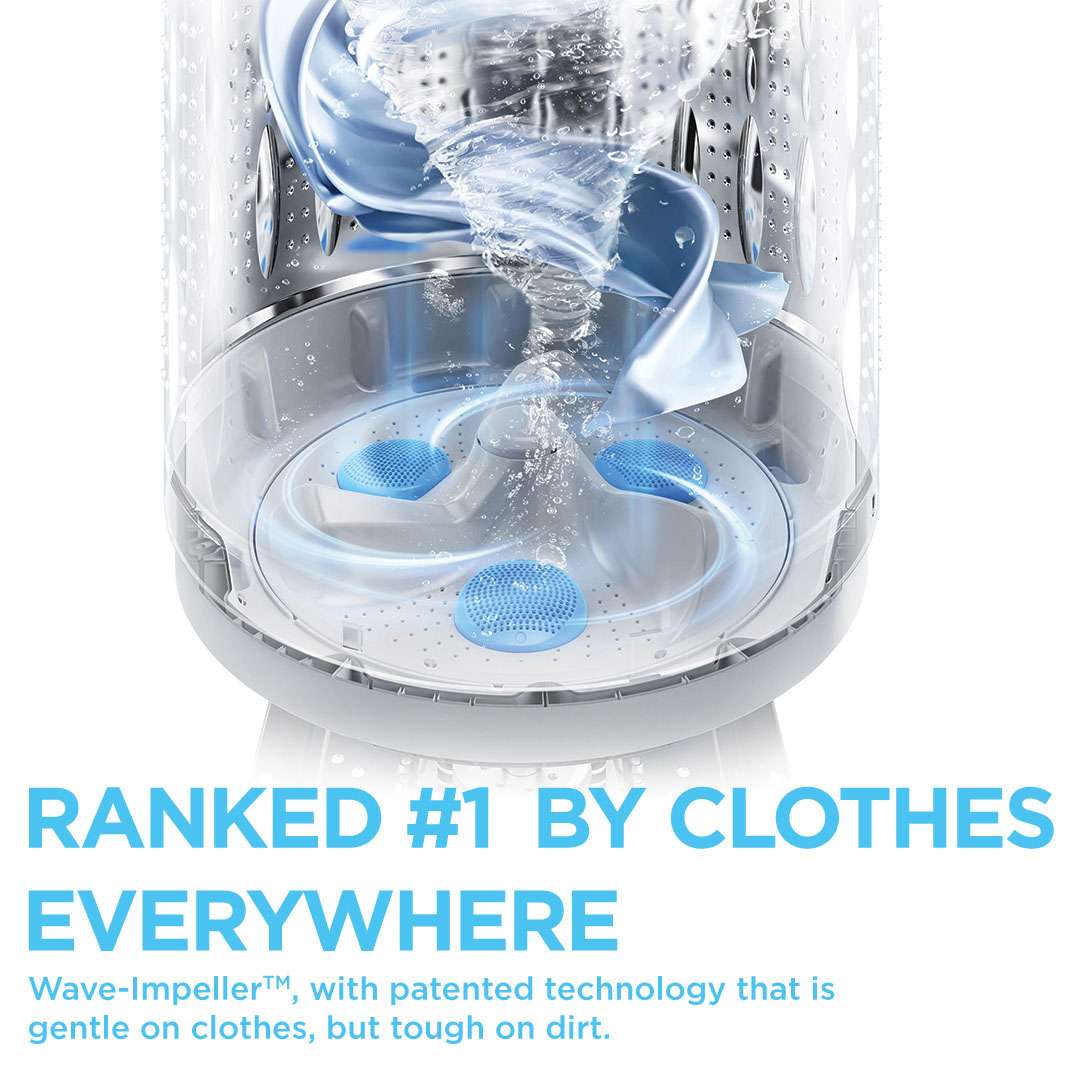 Midea 4.4 cu. ft. Smart Top Load Washer (White) Washer