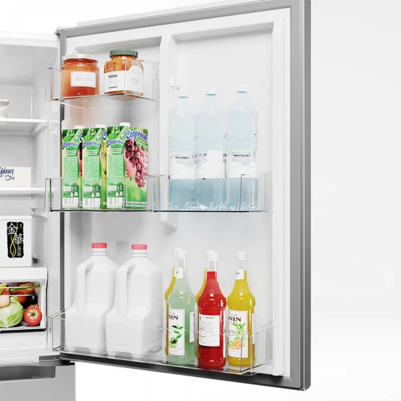 Midea 18.7 cu. ft. Garage Ready Bottom-Freezer Refrigerator (Stainless Steel) Refrigerator