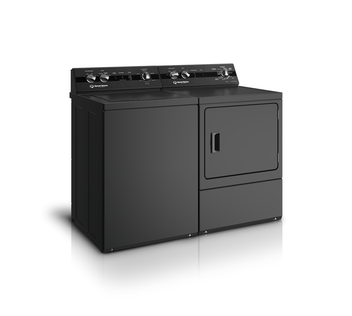 Speed Queen TC5 Top Load Washer with Speed Queen® Classic Clean™ Matte Black Washer