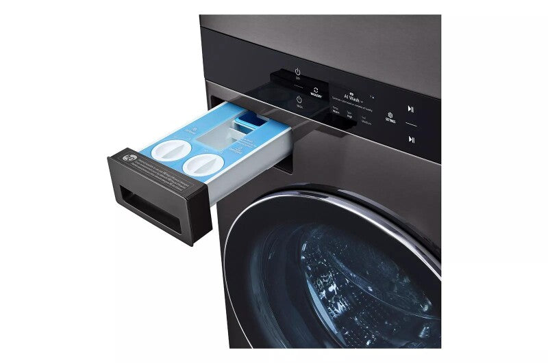LG Single Unit Front Load Washtower™ With Center Control® 5.0 Cu. Ft. Washer & 7.4 Cu. Ft. Electric Dryer Specialty Laundry