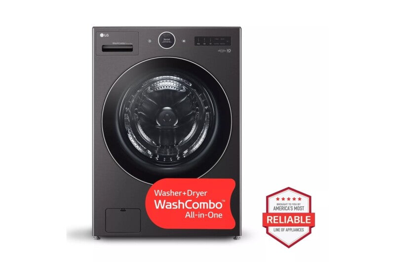 LG Ventless Washer/dryer Combo Washcombo™ All-in-one 5.0 Cu. Ft. Mega Capacity With Inverter Heatpump™ Technology And Direct Drive Motor Specialty Laundry