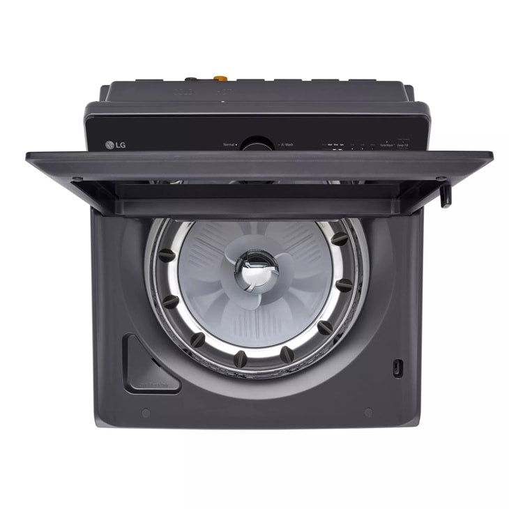 LG 5.3 Cu. Ft. Mega Capacity Smart Top Load Washer With 4-way® Agitator, Easyunload™ & Ai Sensing Washer