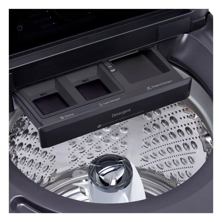 LG 5.3 Cu. Ft. Mega Capacity Smart Top Load Washer With 4-way® Agitator, Easyunload™ & Ai Sensing Washer