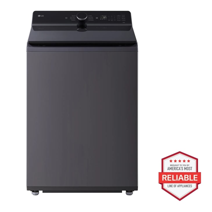 LG 5.3 Cu. Ft. Mega Capacity Smart Top Load Washer With 4-way® Agitator, Easyunload™ & Ai Sensing Washer
