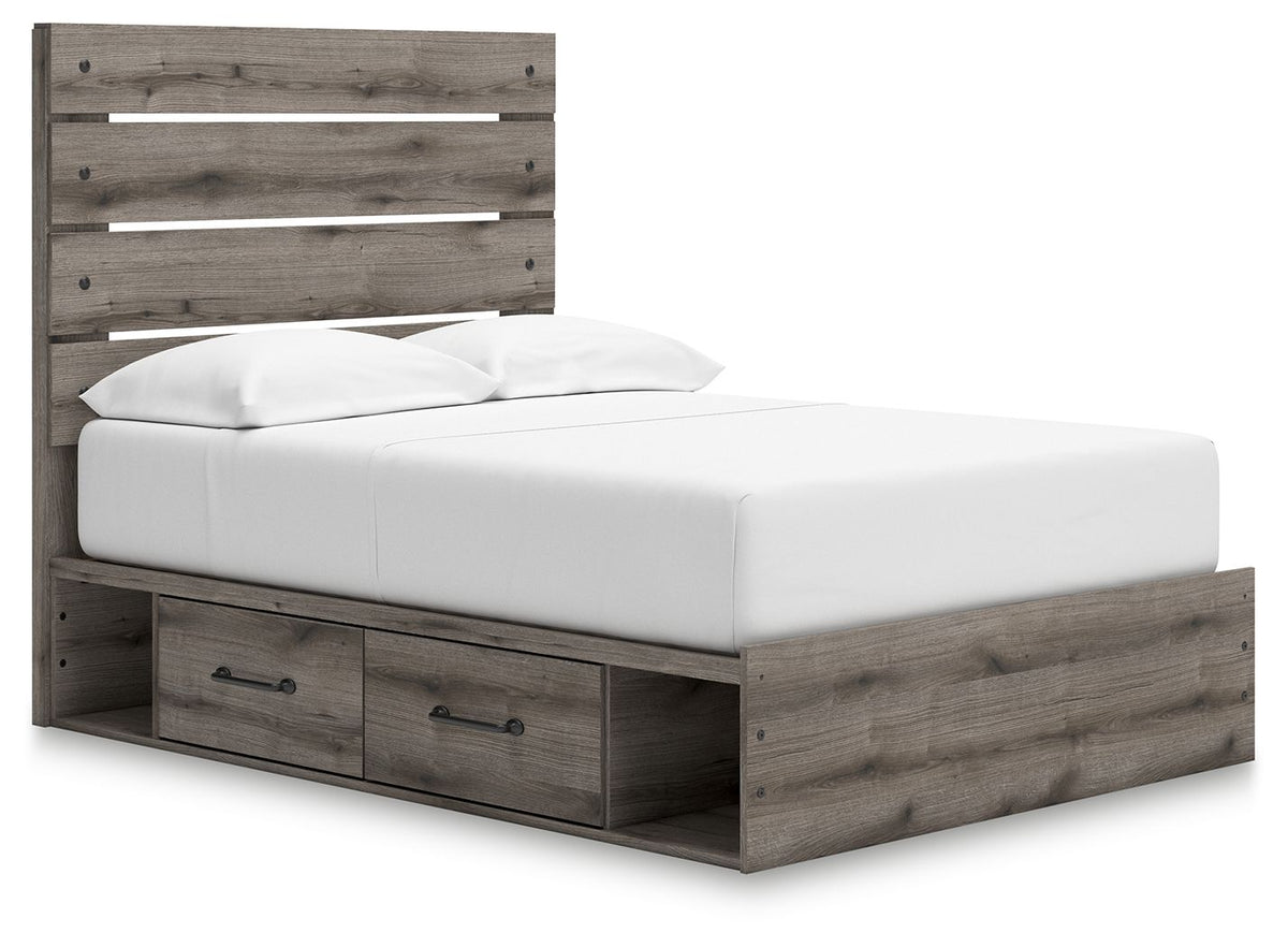 Graystorm Full Bed with Storage