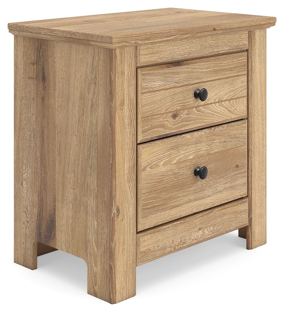 Makidern Tan Nightstand